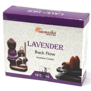 Κώνοι οπίσθιας ροής Backflow Aromatika Λεβάντα - Lavender (10 τεμ)